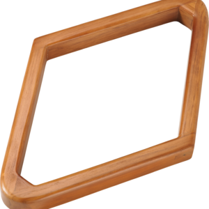 Heavy Duty Wooden Diamond Rack - Honey